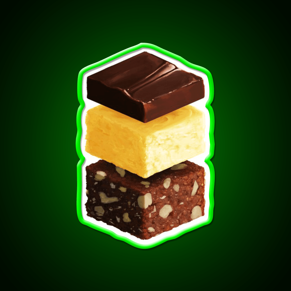 Nanaimo Bar Snack Food Led Neon Sign Rgb Color - Shineneon