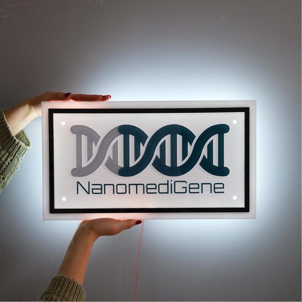 Nanomedi Gene Acrylic Business Logo Sign - Shineneon