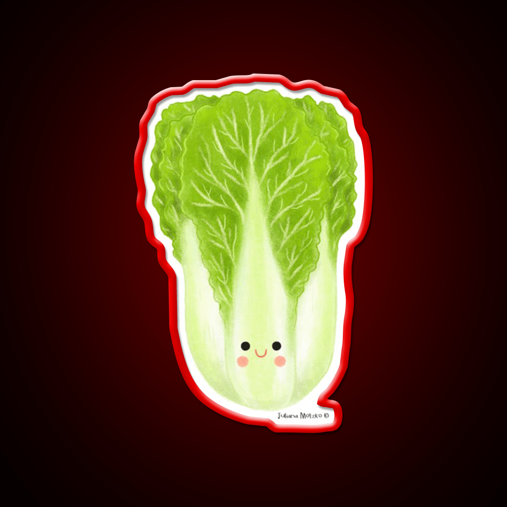 Napa Cabbage Led Neon Sign Chinese Food Rgb Color - Shineneon