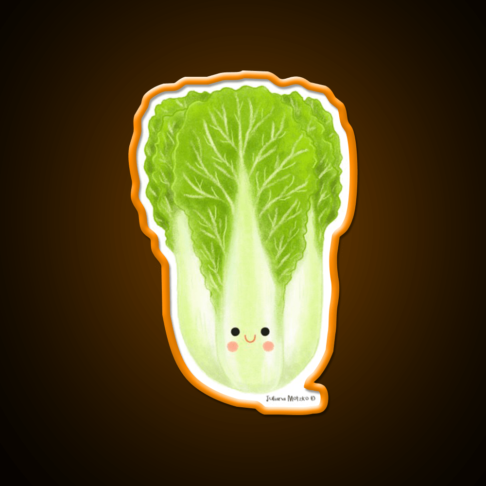 Napa Cabbage Led Neon Sign Chinese Food Rgb Color - Shineneon