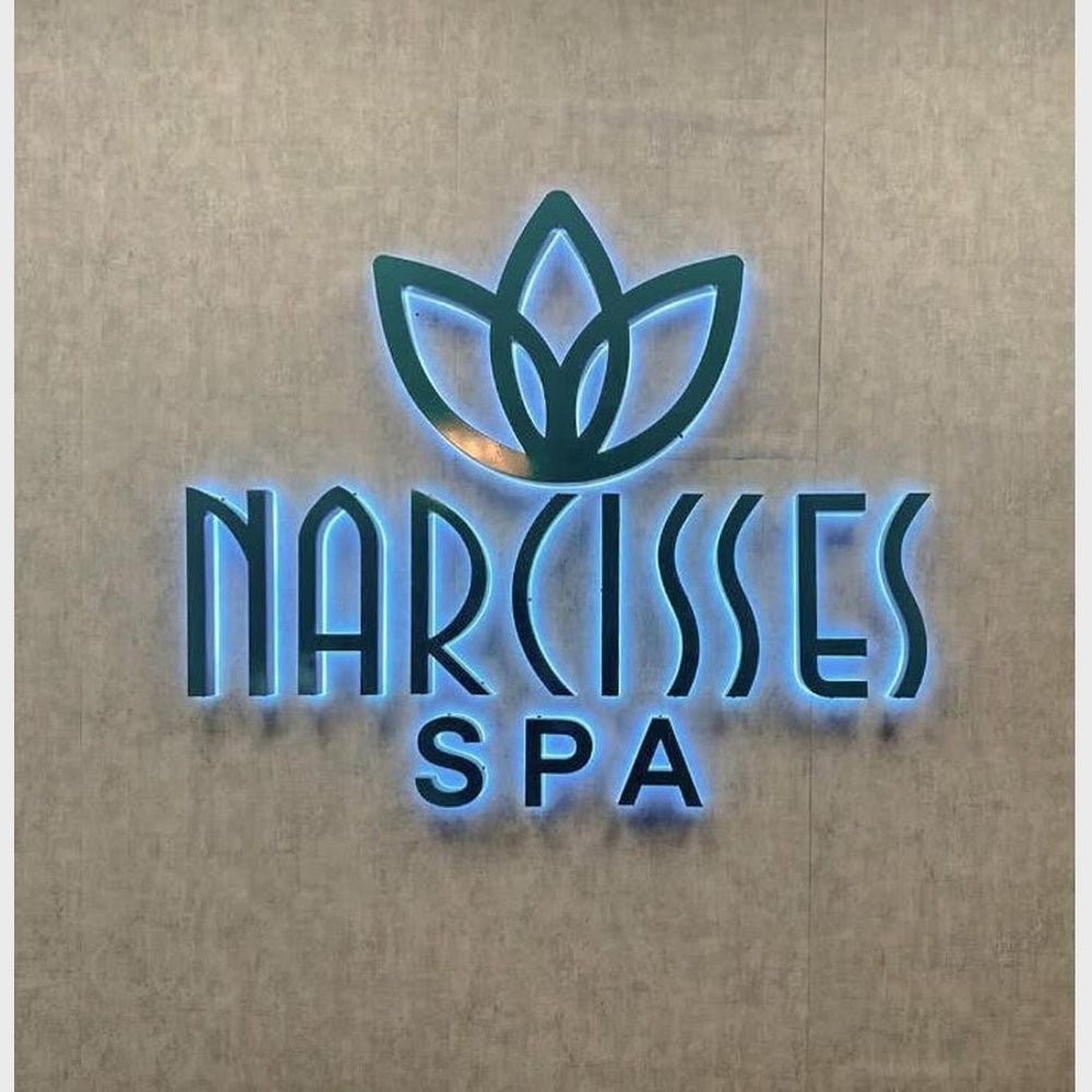 Narcisses Spa 3D Backlit Channel Letters Led Light Sign - Shineneon