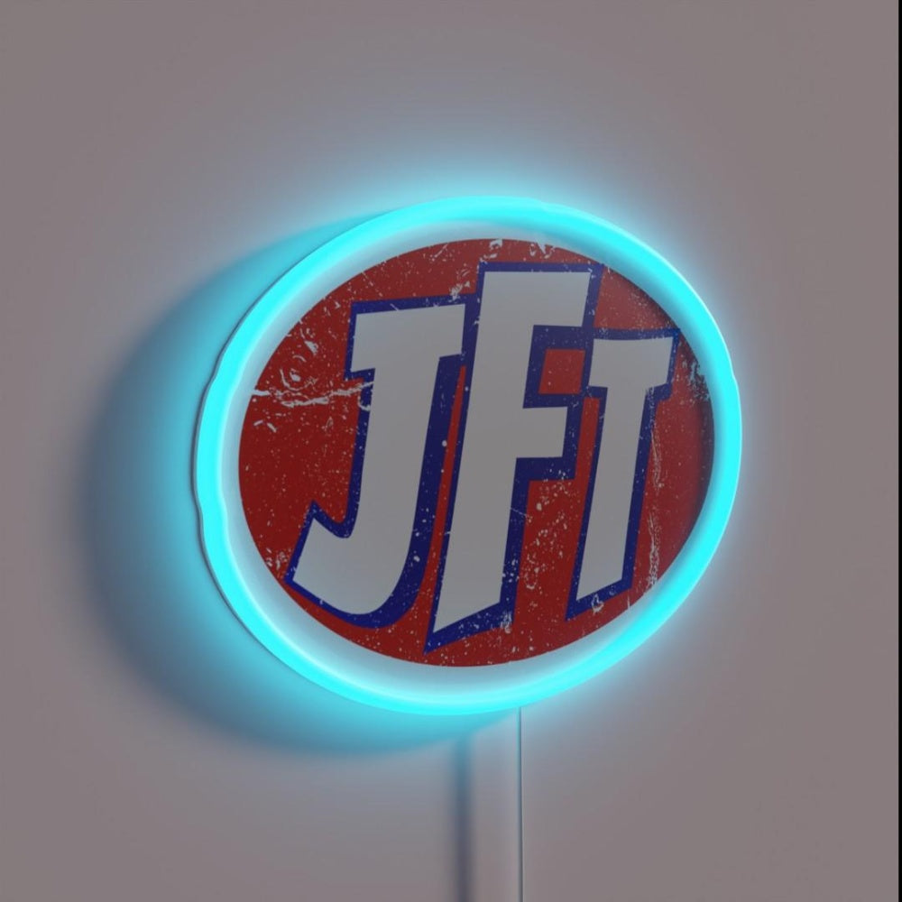 Narcotics Gifts 12 Steps Na Aa Jft Just For Today Rgb Led Neon Sign - LED neon sign close-up detail