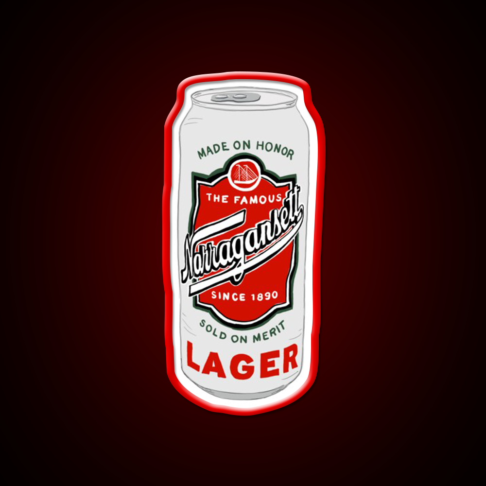 Narragansett Beer Logo Beer Bar Decor Led Neon Sign Rgb Color - LED neon sign view 10