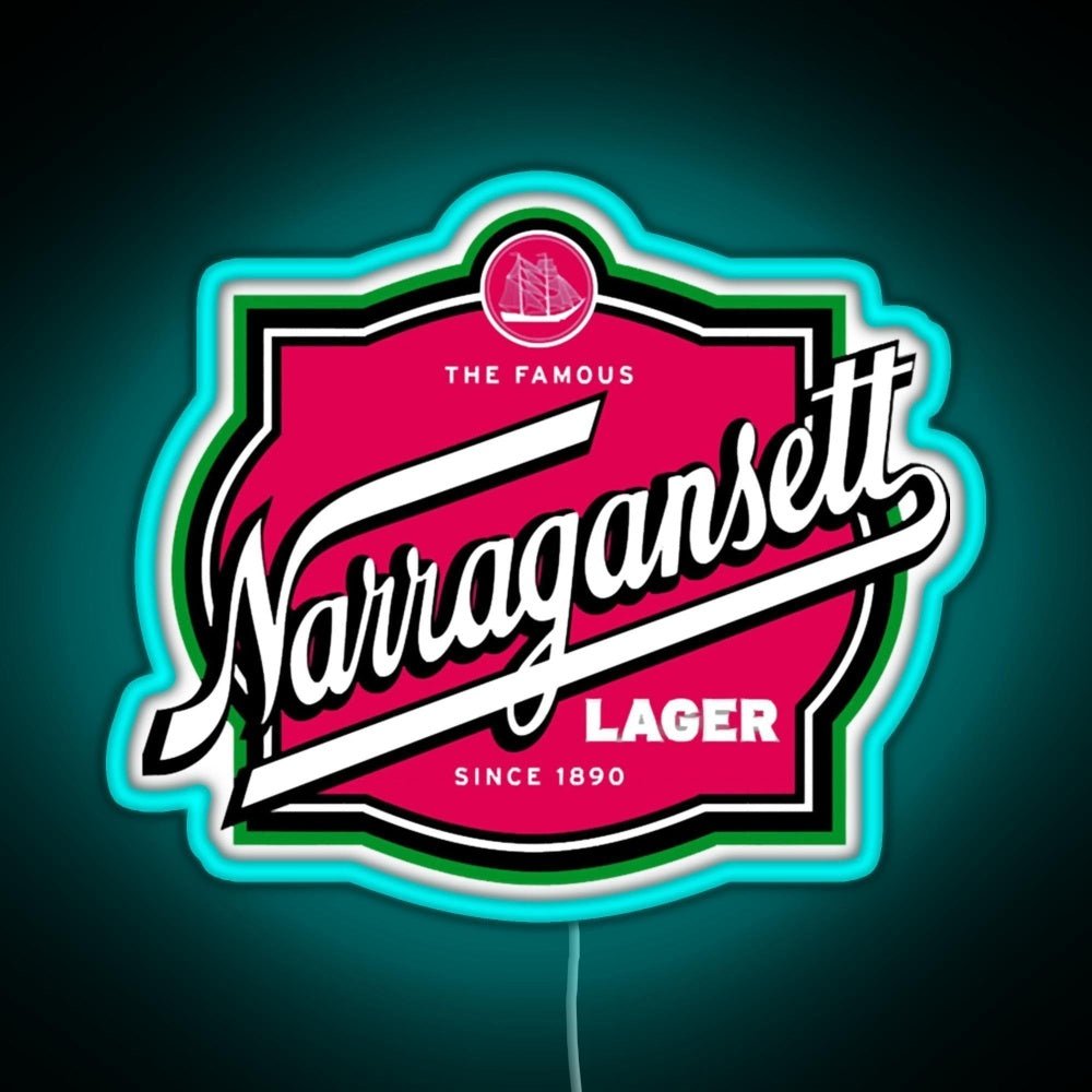 Narragansett Harpoon Rgb Led Neon Sign Pop Wall Art - Shineneon