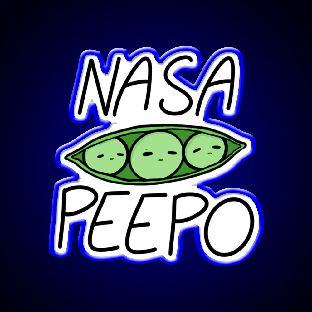 Nasa Peepo Snack Food Led Neon Sign Rgb Color - Shineneon