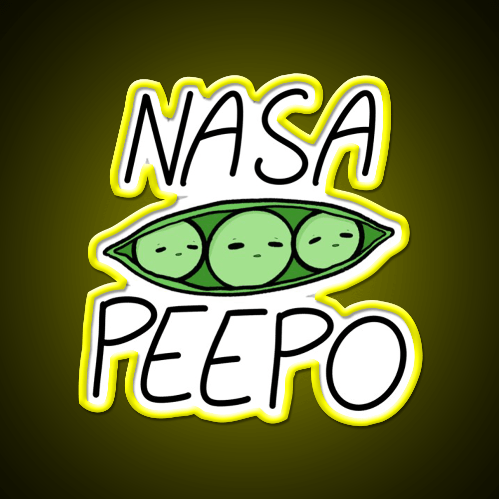 Nasa Peepo Snack Food Led Neon Sign Rgb Color - Shineneon