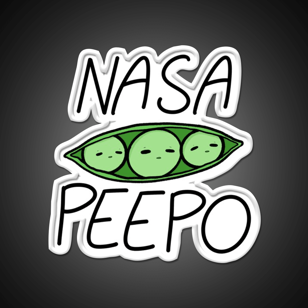 Nasa Peepo Snack Food Led Neon Sign Rgb Color - Shineneon
