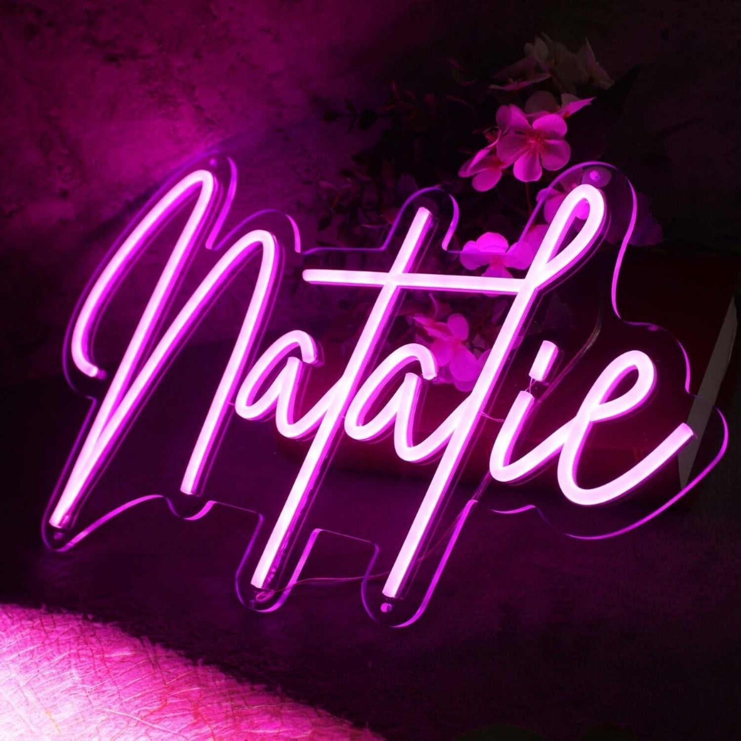 Natalie Purple Led Neon Sign - Shineneon