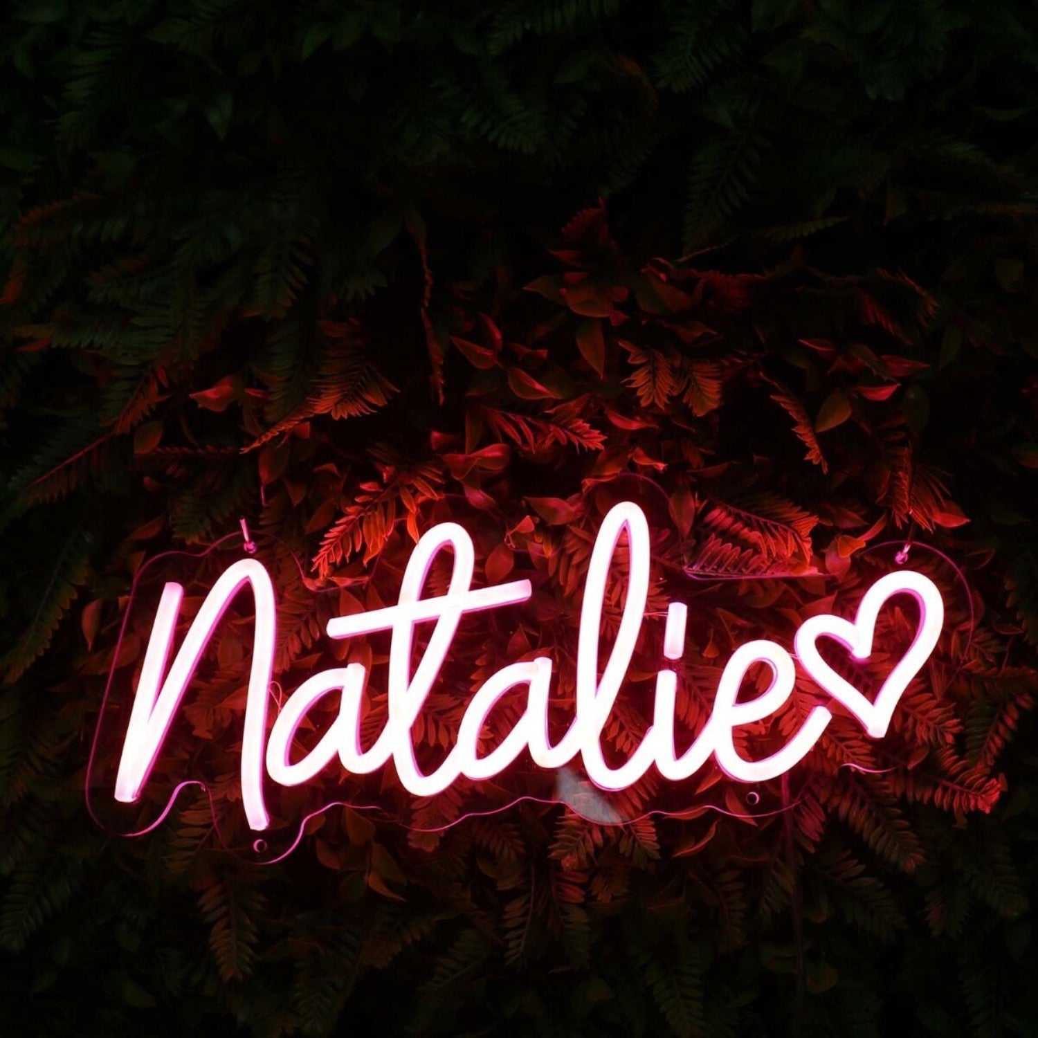 Natalie Red Led Neon Sign - Shineneon