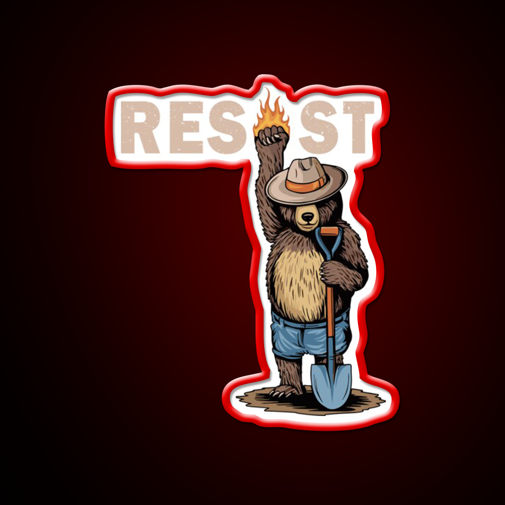 National Park Resist Beer Foxtrot Delta Tango Beer Bar Decor Led Neon Sign Rgb Color - LED neon sign view 10