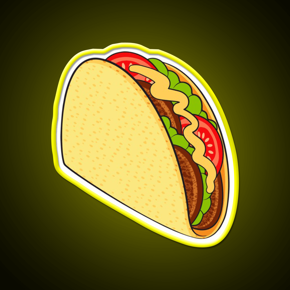 National Taco Day Taco Led Neon Sign Mexican Food Sign Rgb Color - Shineneon