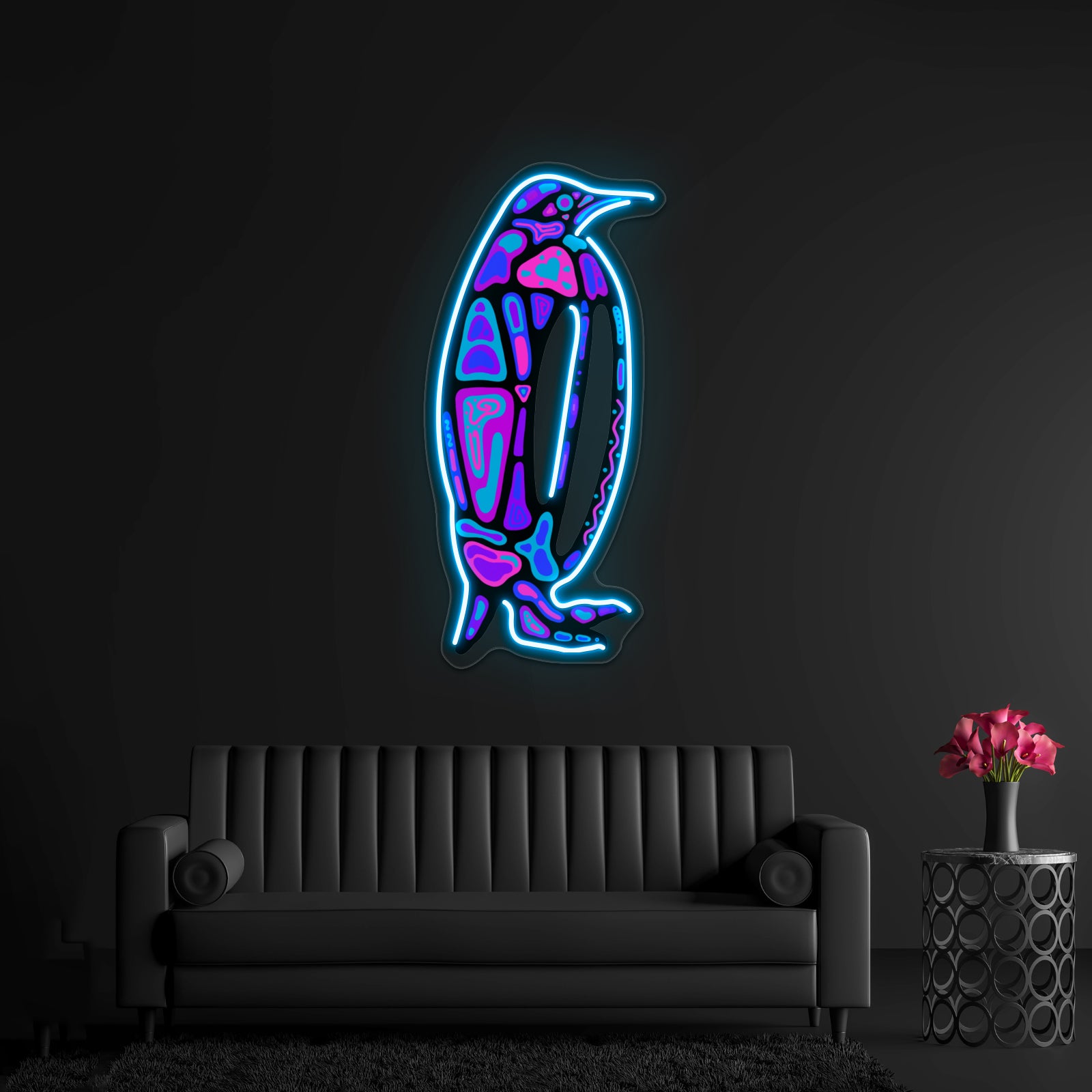 Native Abstract Art Hooniguin Wall Artwork Neon Signs Wall Artwork Neon Signs | Shineneon