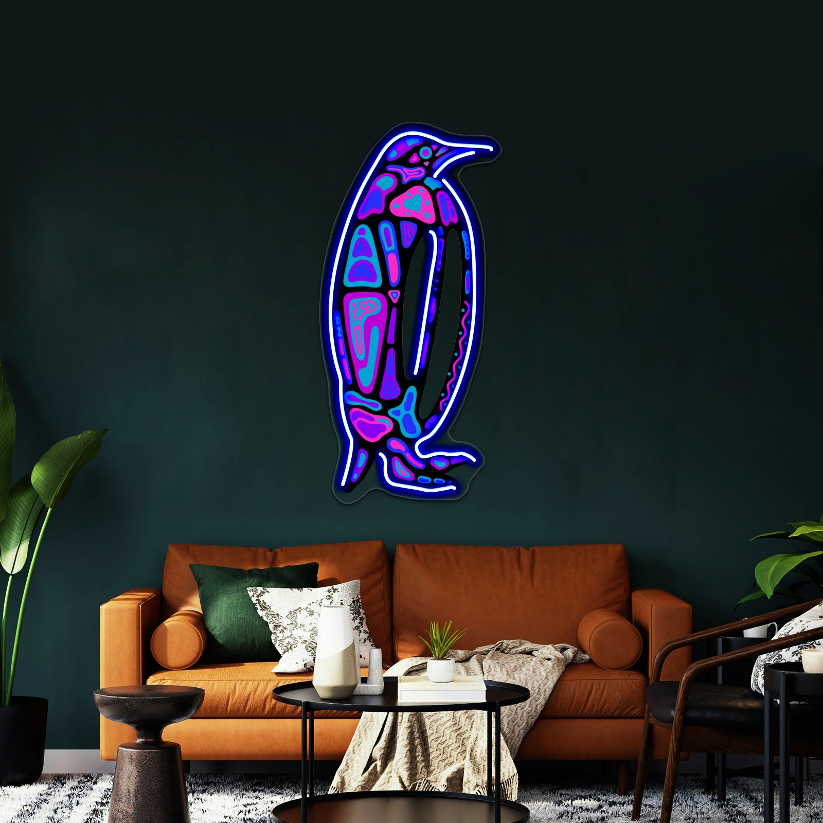 Native Abstract Art Hooniguin Wall Artwork Neon Signs Wall Artwork Neon Signs | Shineneon