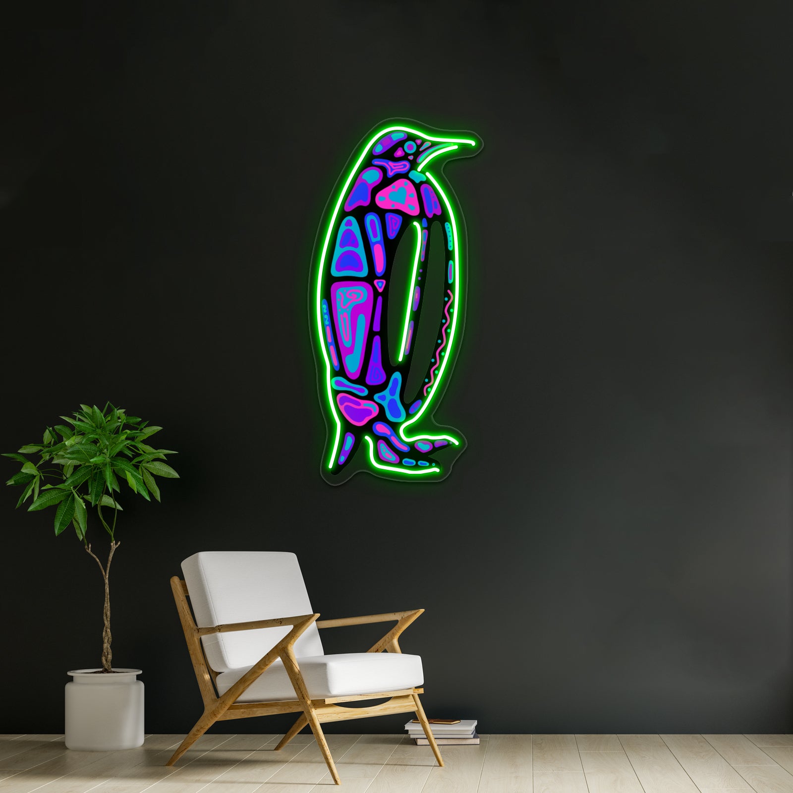 Native Abstract Art Hooniguin Wall Artwork Neon Signs Wall Artwork Neon Signs | Shineneon