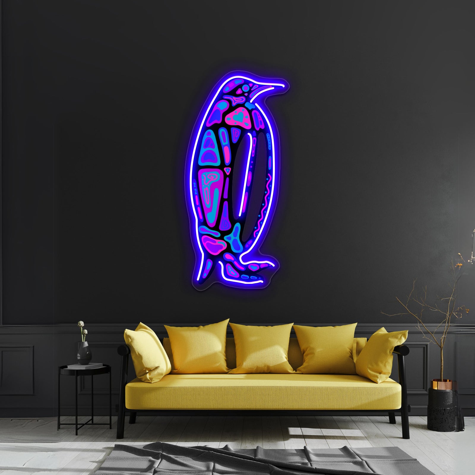 Native Abstract Art Hooniguin Wall Artwork Neon Signs Wall Artwork Neon Signs | Shineneon