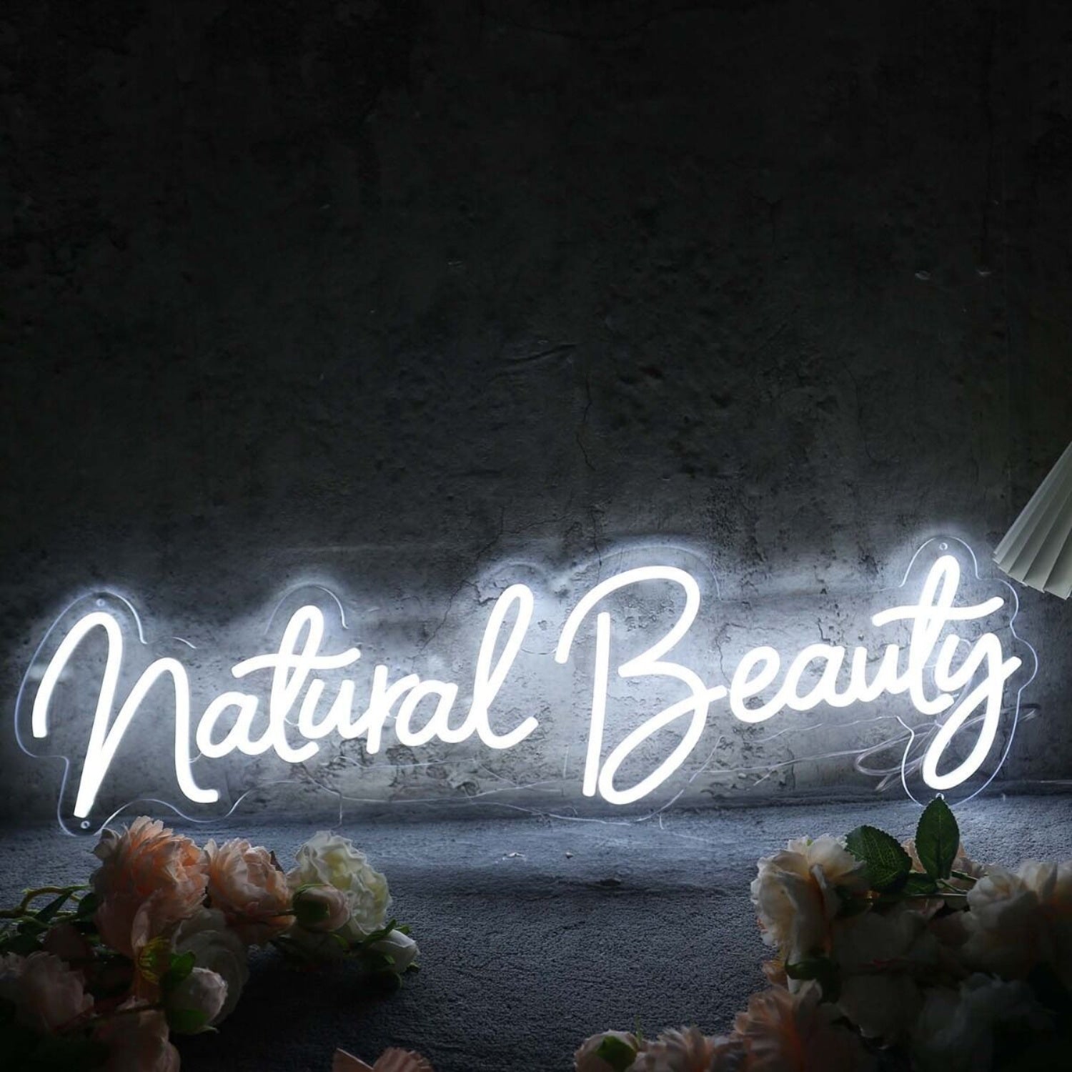 Natural Beauty White Led Neon Sign - Shineneon