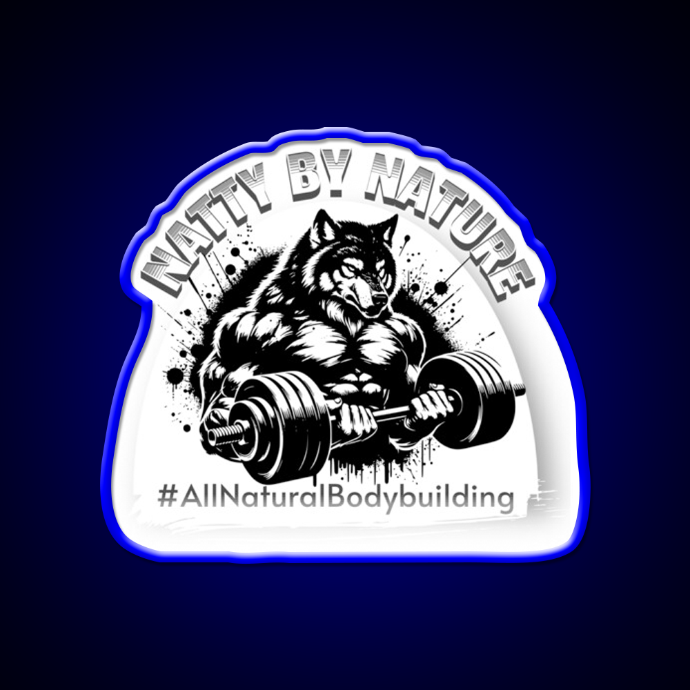 Natural Bodybuilding Exercise Gym Fitness Led Neon Sign Rgb Color