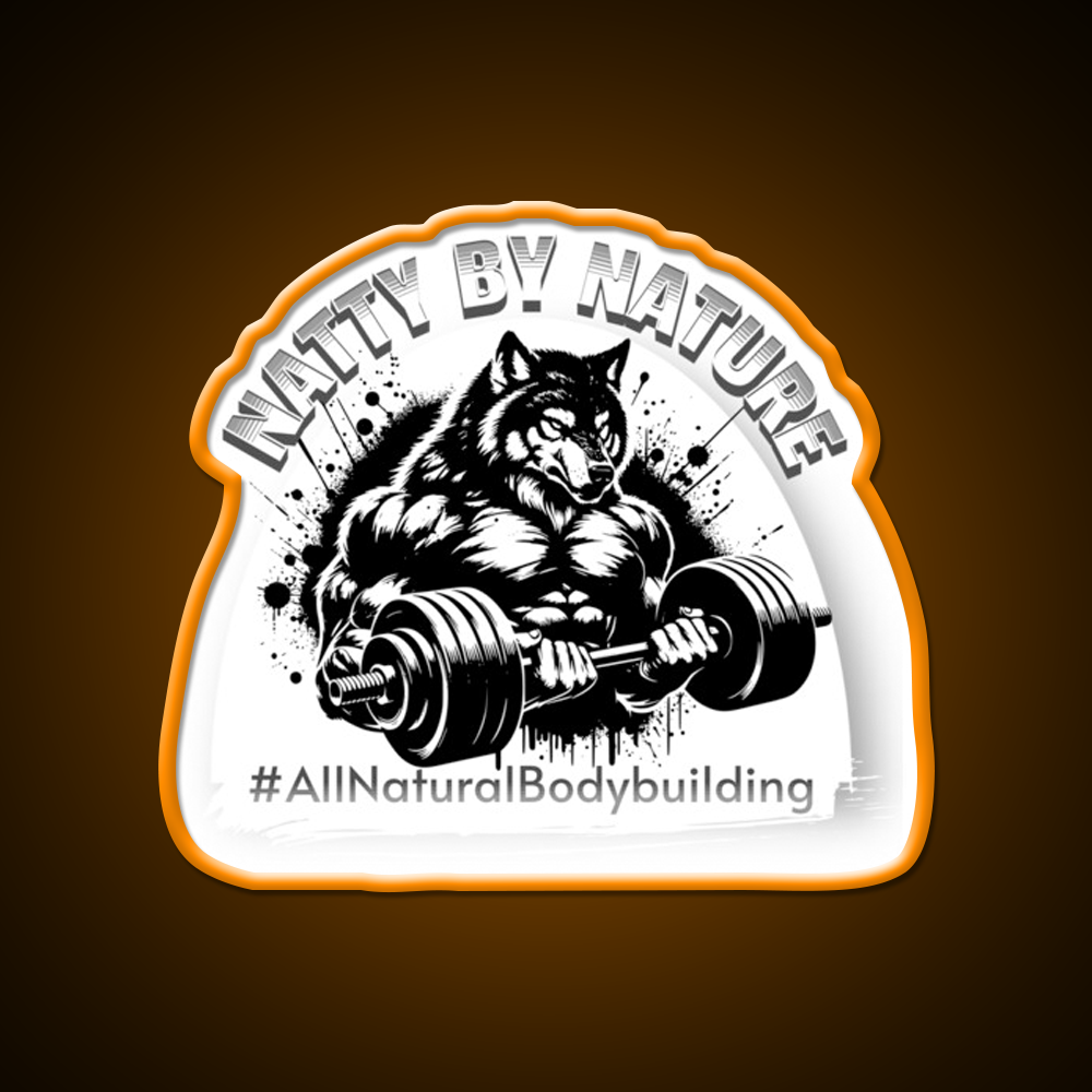 Natural Bodybuilding Exercise Gym Fitness Led Neon Sign Rgb Color