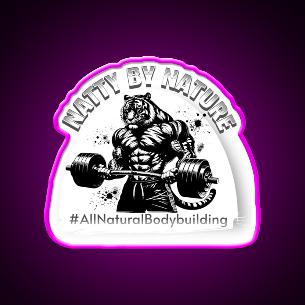 Natural Bodybuilding Gym Fitness Led Neon Sign Rgb Color