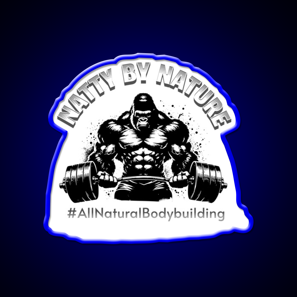 Natural Bodybuilding Vegan Exercise Gym Fitness Led Neon Sign Rgb Color