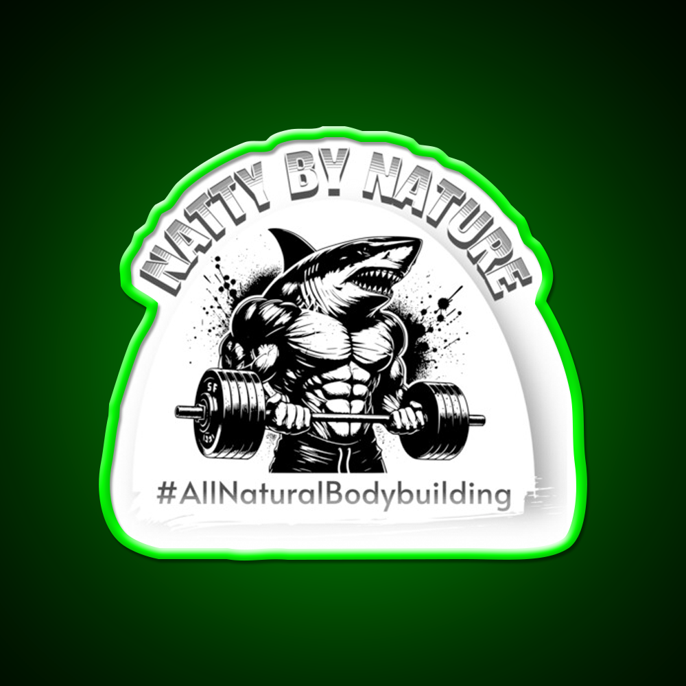 Natural Bodybuilding Vegan Sport Gym Fitness Led Neon Sign Fitness Room Sign Rgb Color