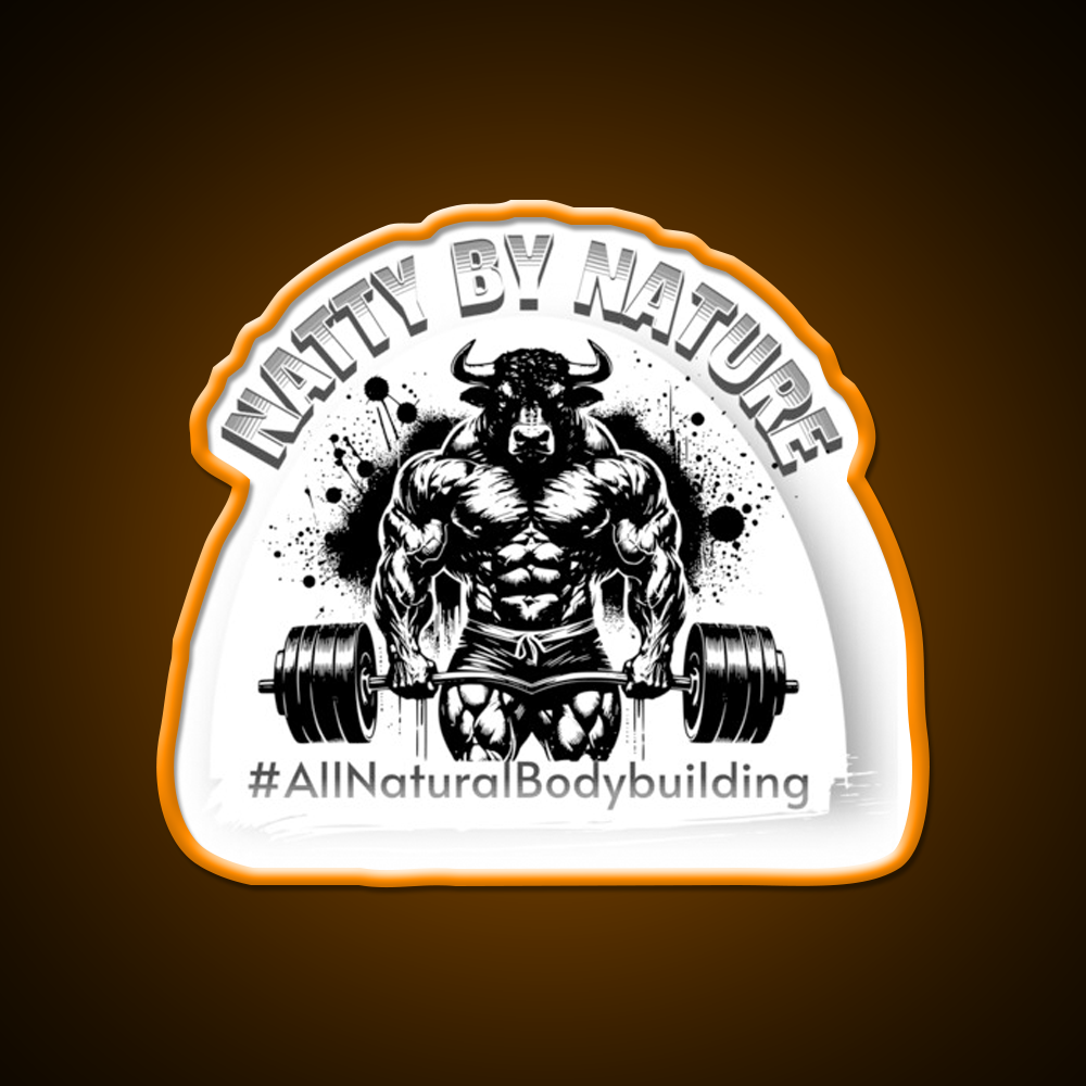 Natural Bodybuilding Vegan Sport Gym Fitness Led Neon Sign Rgb Color