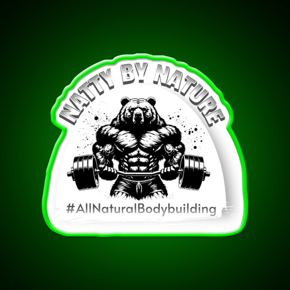 Natural Bodybuildingexercise Gym Fitness Led Neon Sign Rgb Color