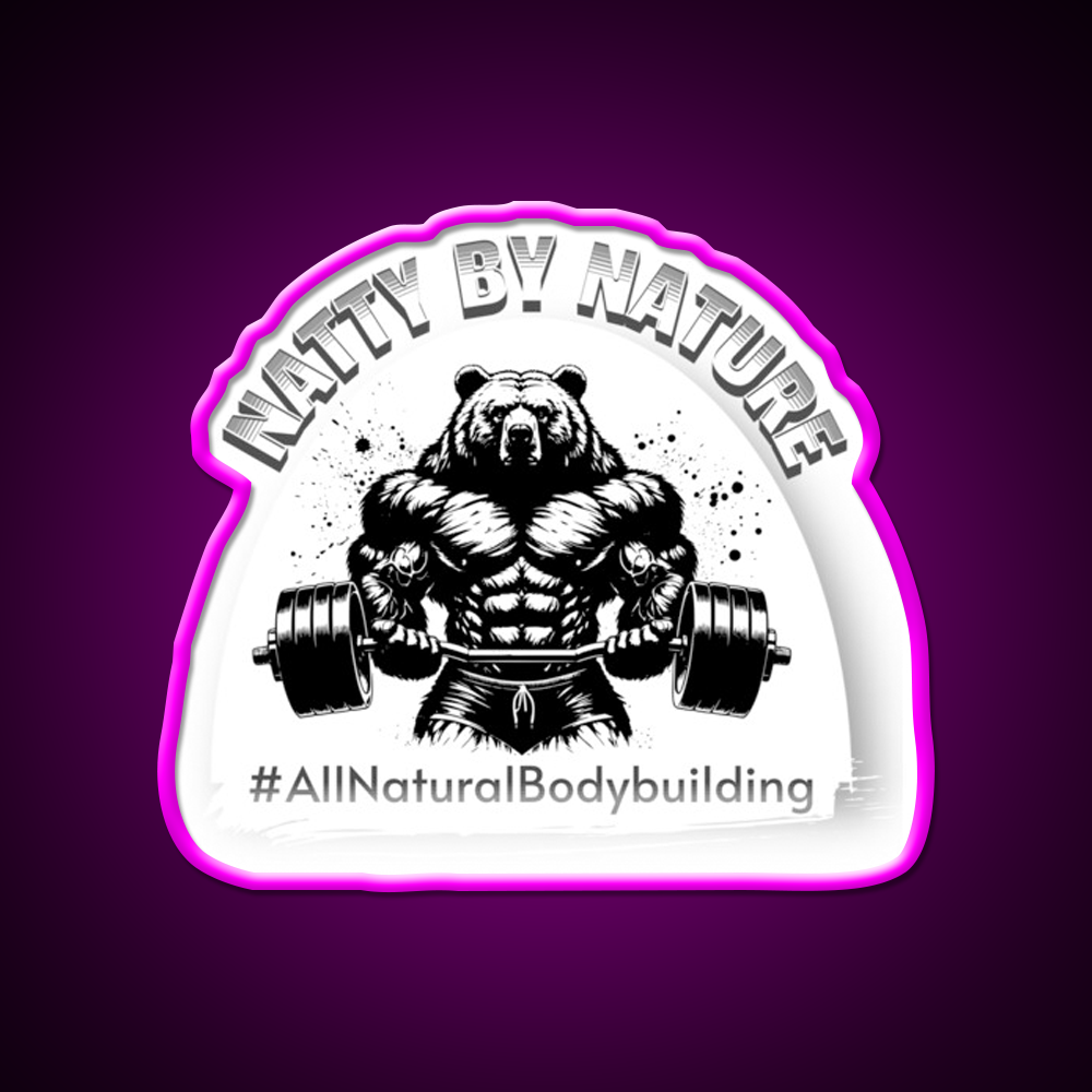 Natural Bodybuildingexercise Gym Fitness Led Neon Sign Rgb Color