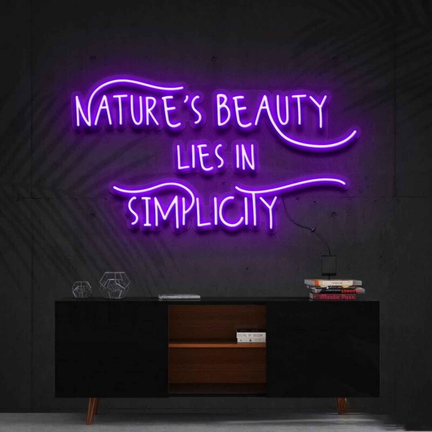 Natures Beauty Lies In Simplicity Led Neon Sign | Shineneon