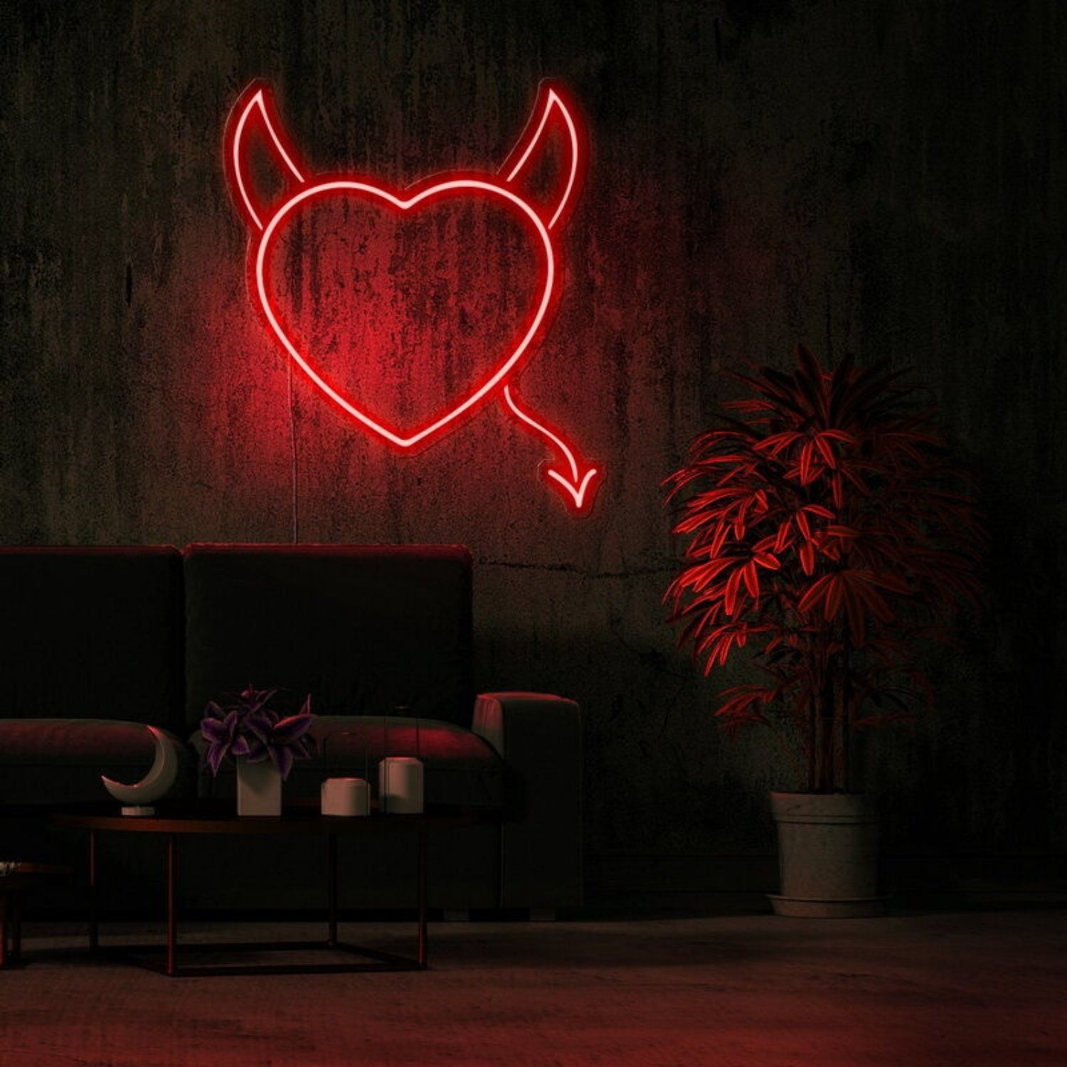 Naughty Love Neon Sign For Bold And Playful Settings | Shineneon