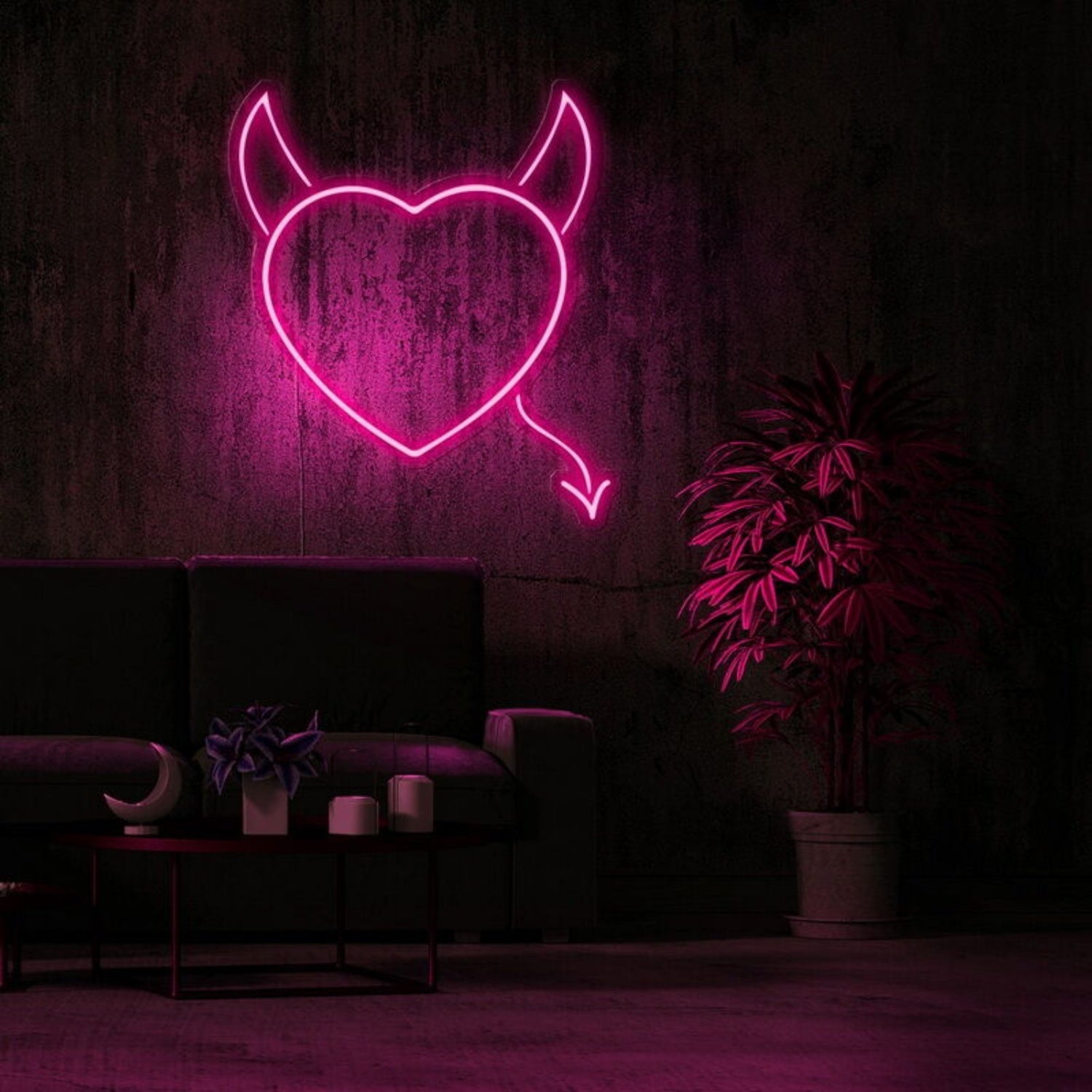 Naughty Love Neon Sign For Bold And Playful Settings | Shineneon