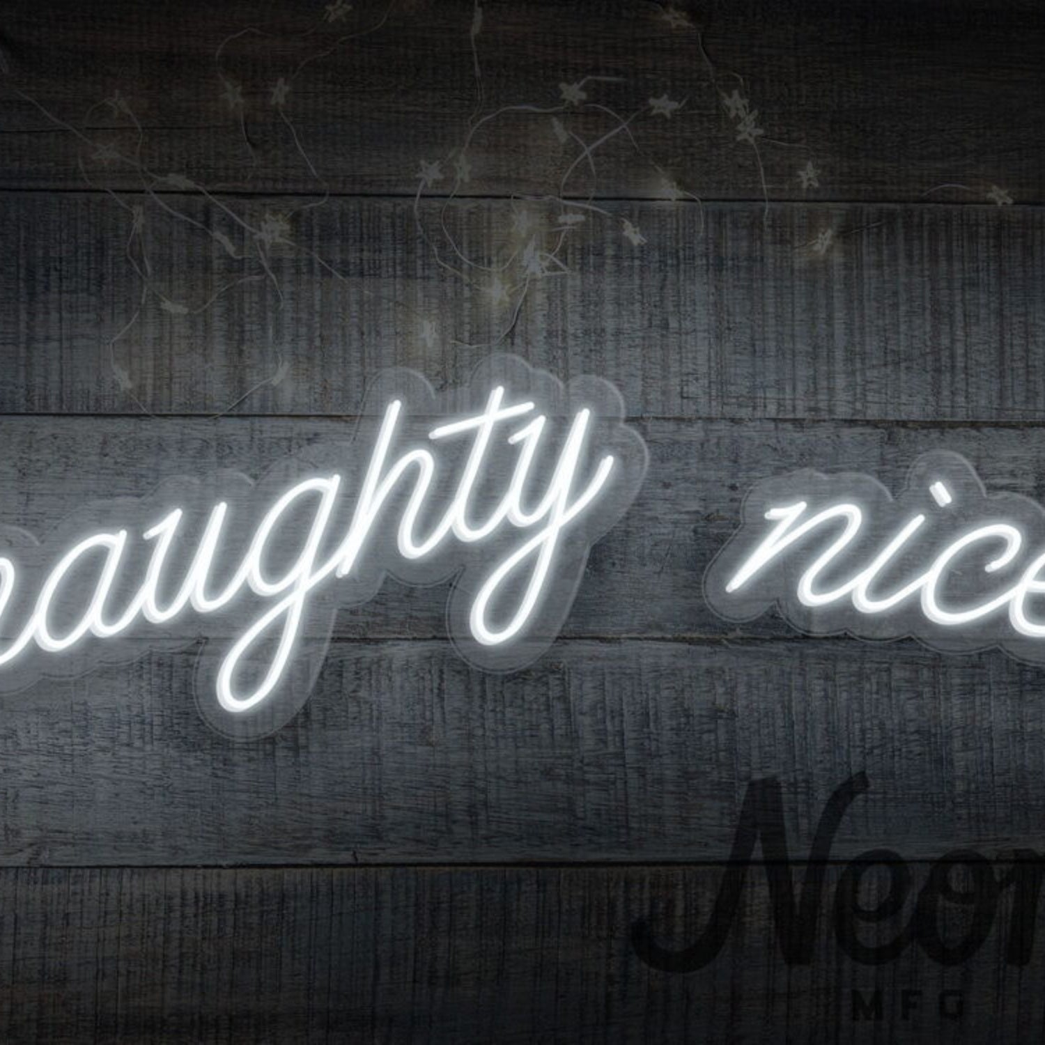 Naughty Nice Neon Sign For Festive And Fun Spaces | Shineneon