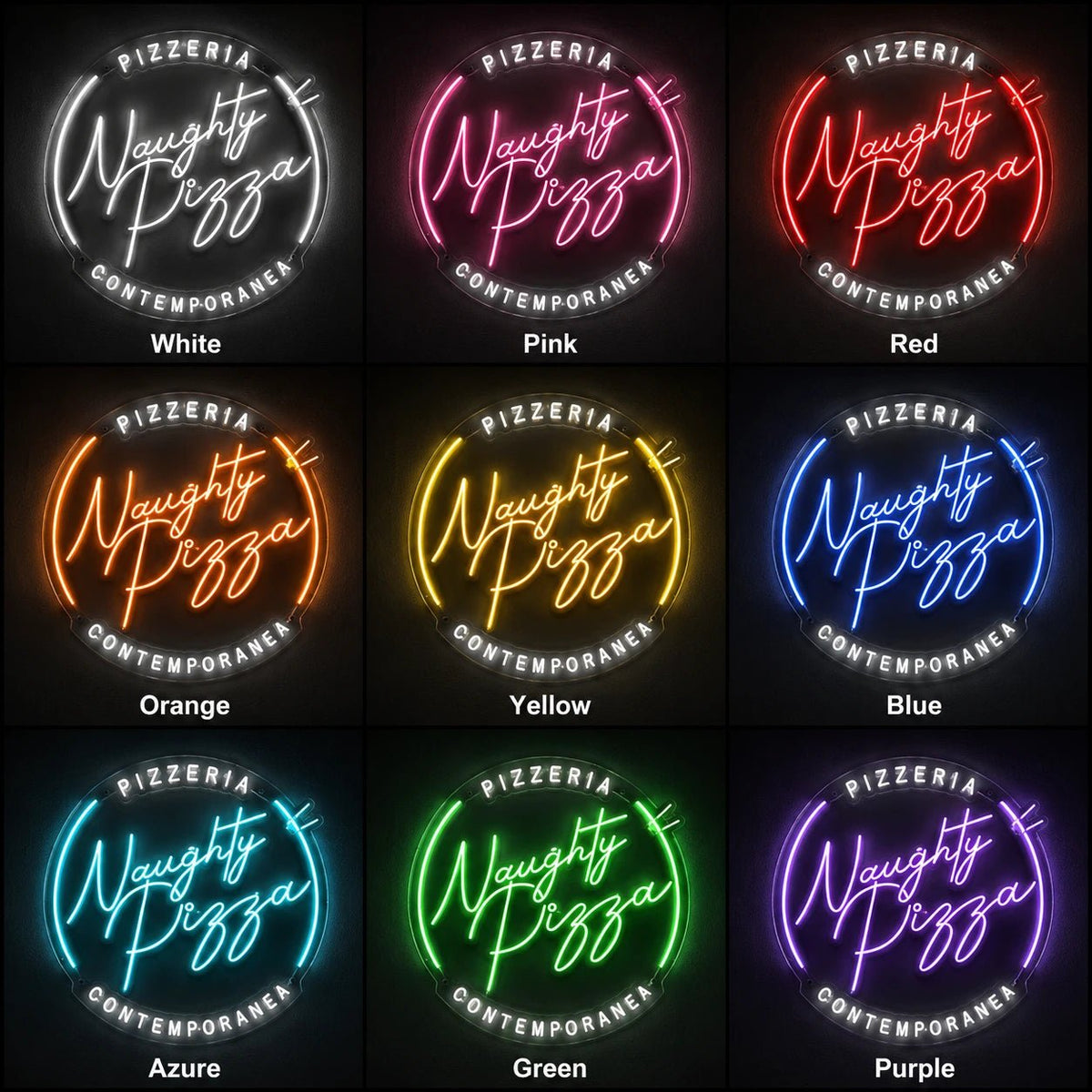 Naughty Pizza LED Neon Sign - Shineneon