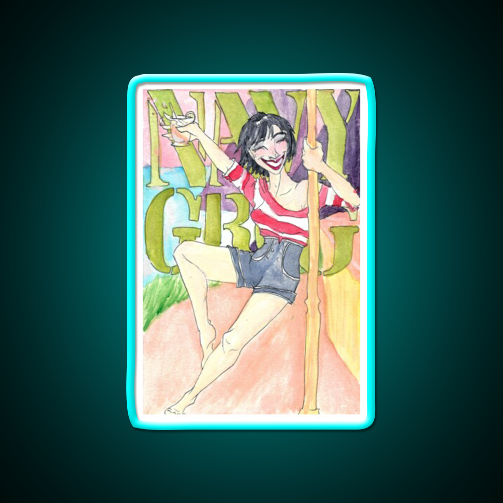 Navy Grog Man Cave Bar Led Neon Sign Rgb Color