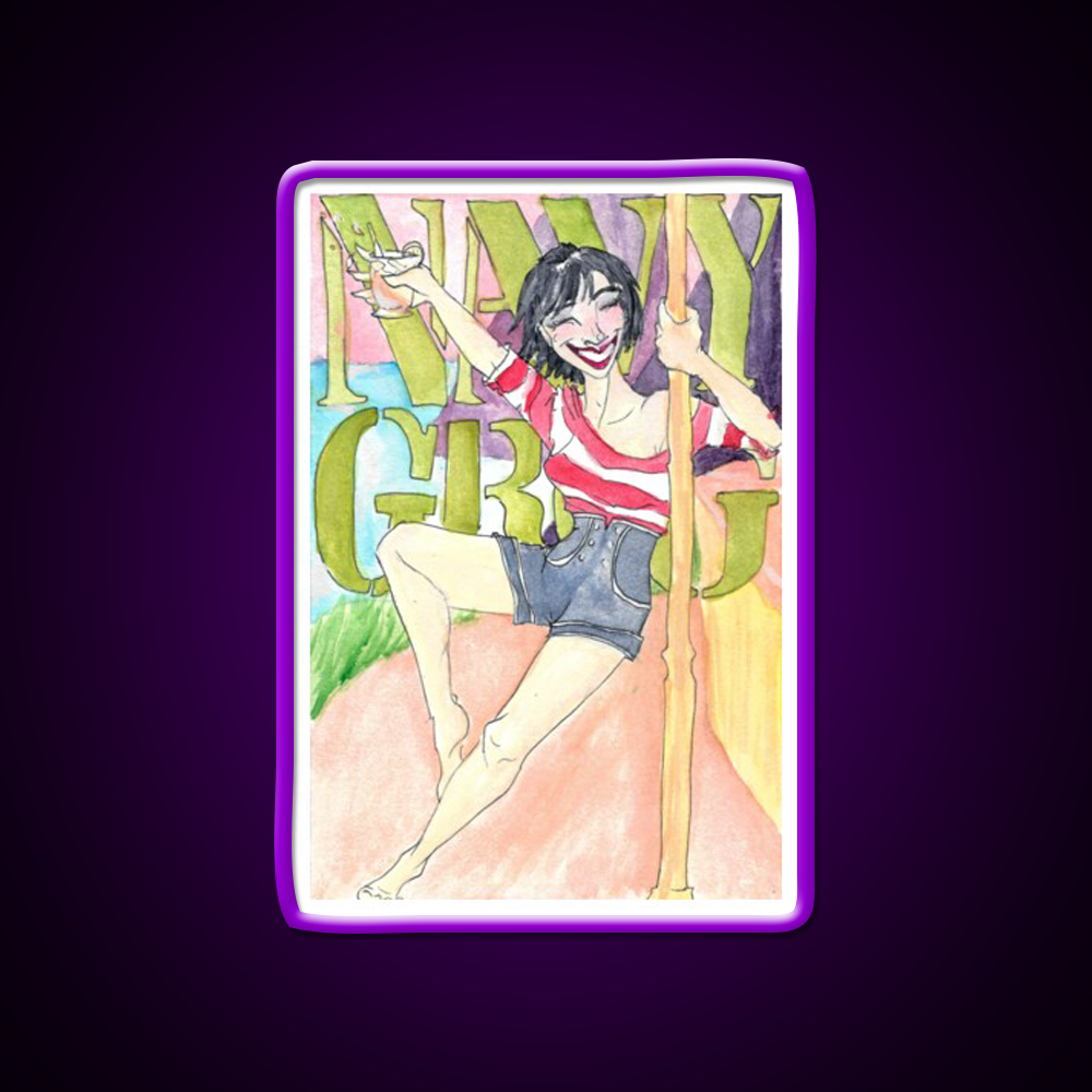 Navy Grog Man Cave Bar Led Neon Sign Rgb Color