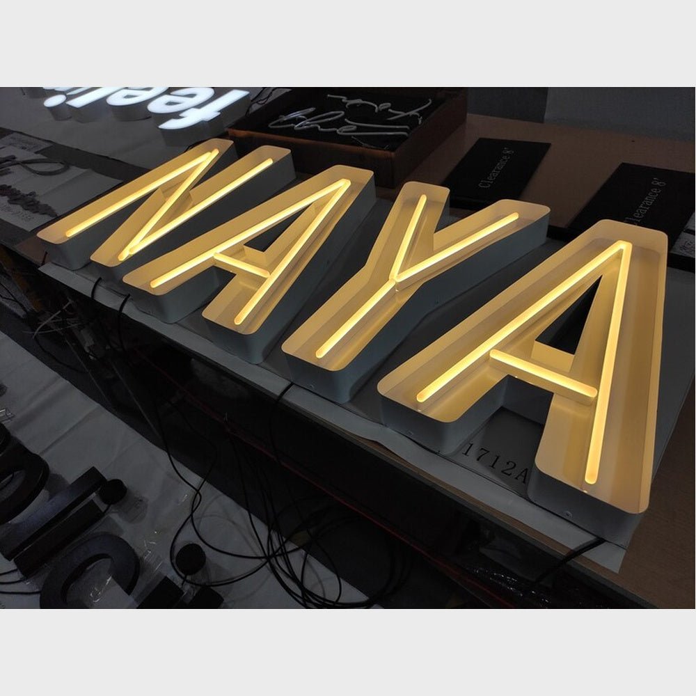 Naya 3D Frontlit Channel Letters Led Light Sign - Shineneon