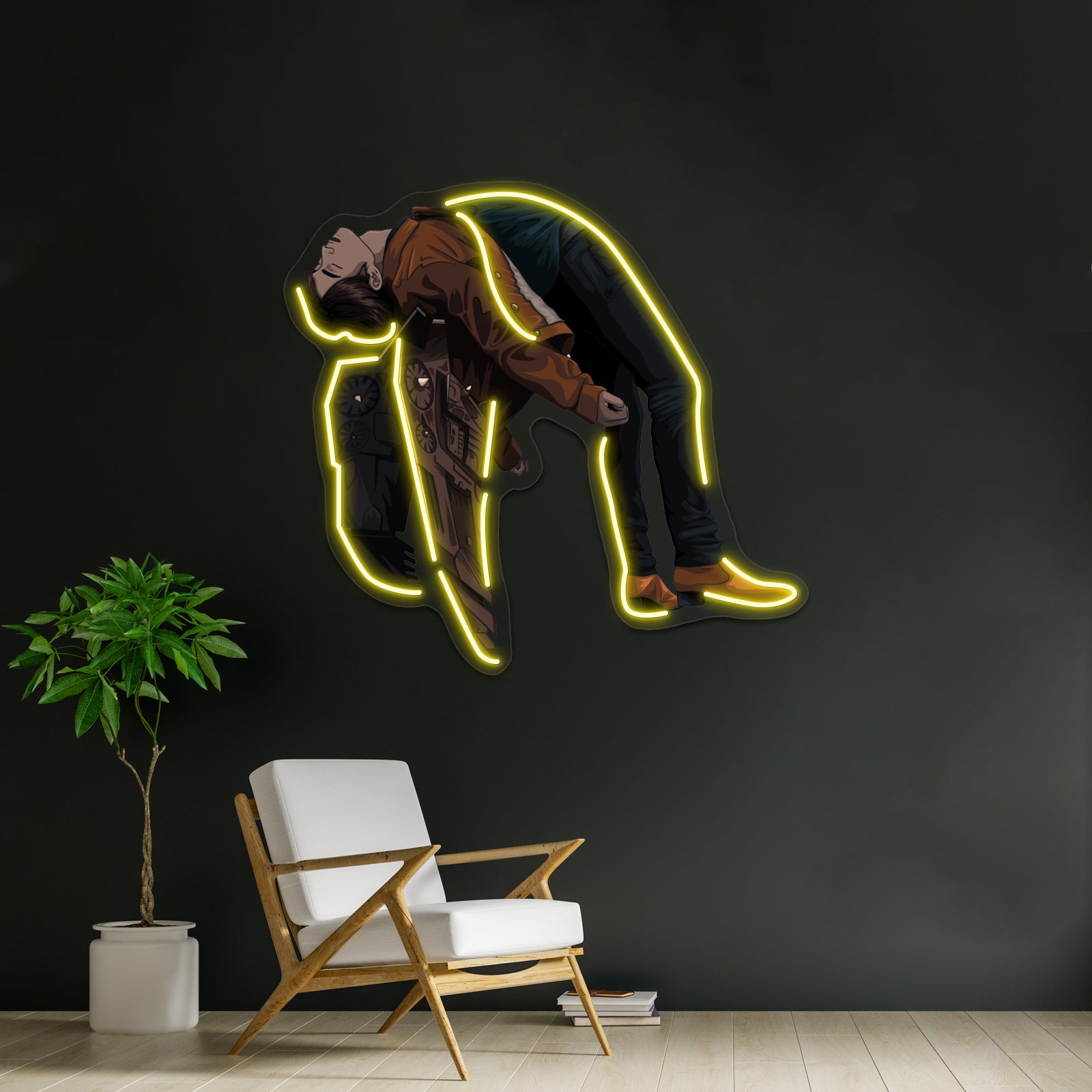 Nct Wayv Xiaojun Take Off Artwork Neon Sign Led | Shineneon