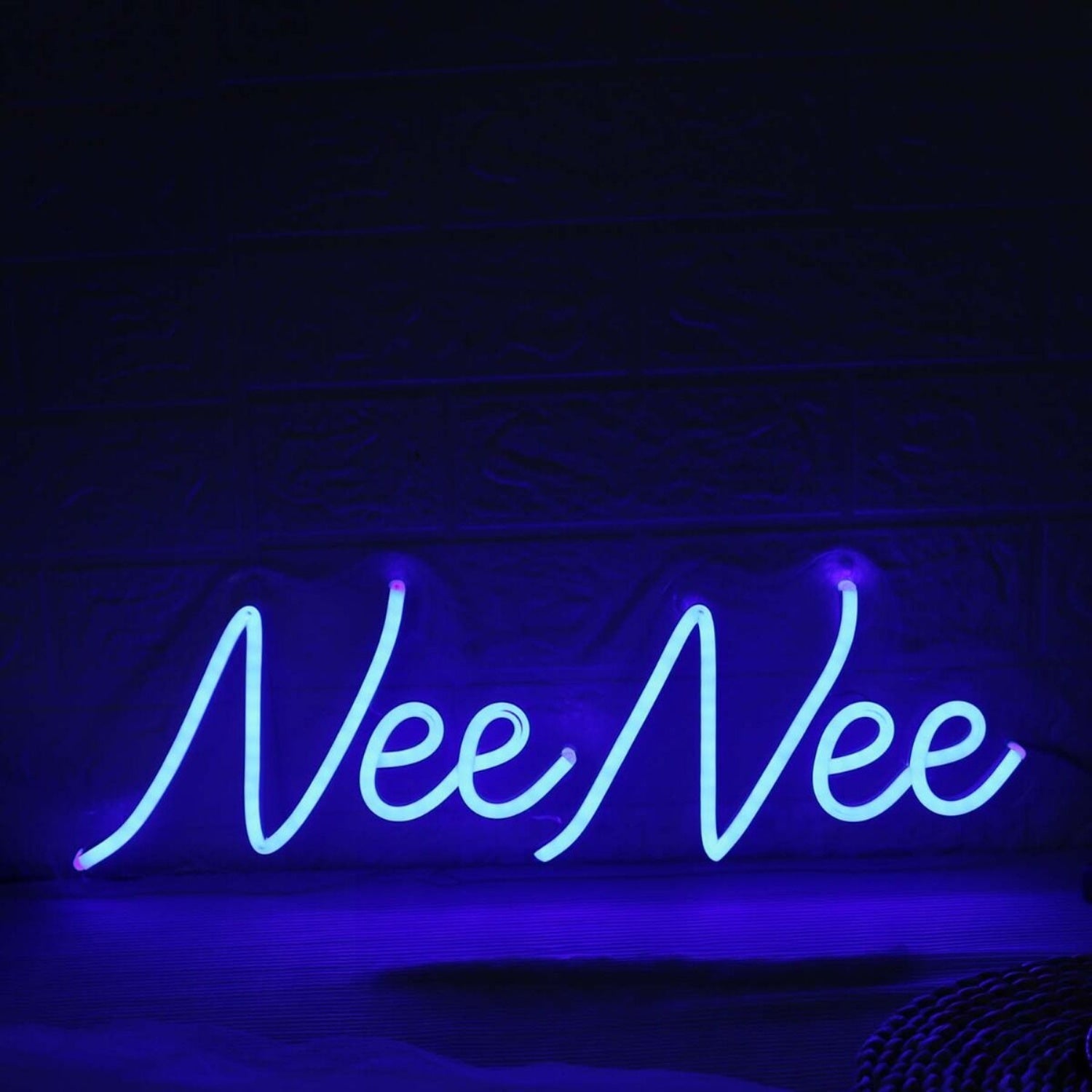 Nee Nee Blue Led Neon Sign - Shineneon