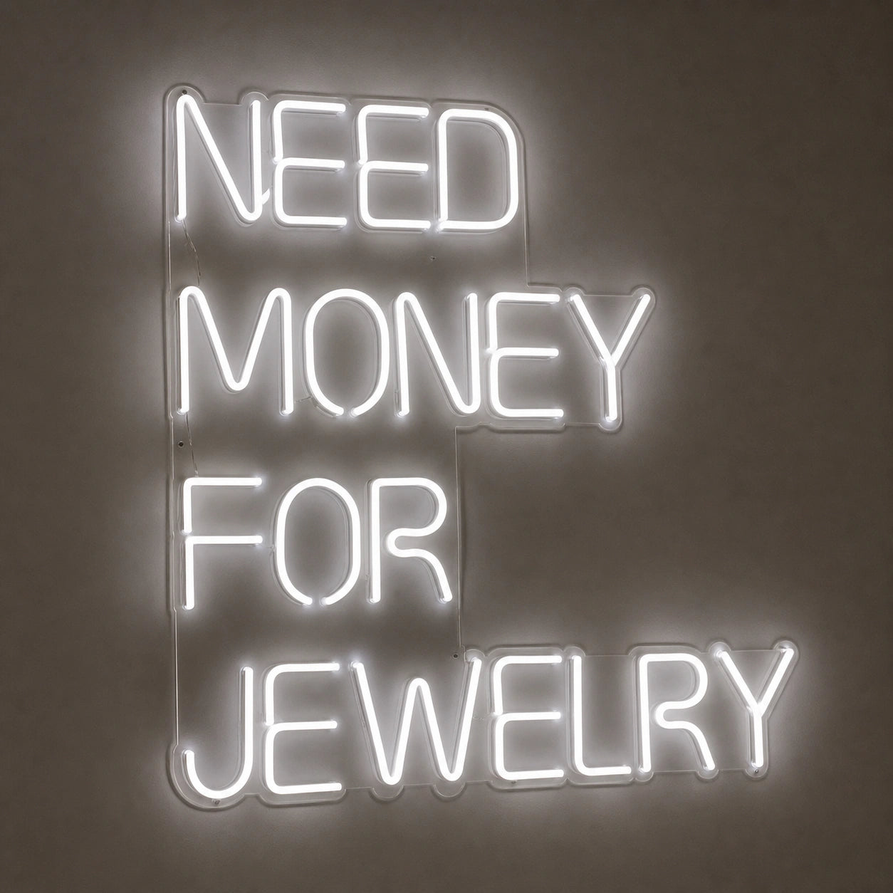 Need Money For Jewelry LED Neon Sign Garage Man Cave Neon Sign main product image