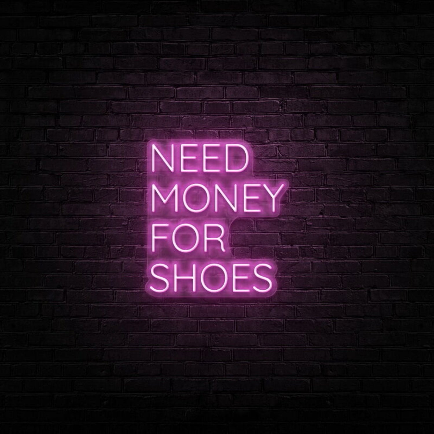 Need Money For Shoes Led Neon Sign | Shineneon
