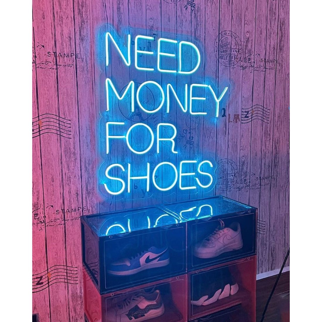 Need Money For Shoes Led Sign Business Neon Sign Wall Decor - Shineneon