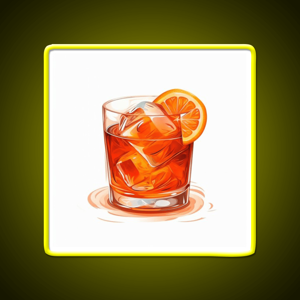 Negroni Cocktail Bar Decor Led Neon Sign Drink Lounge Art Led Sign Rgb Color - Shineneon