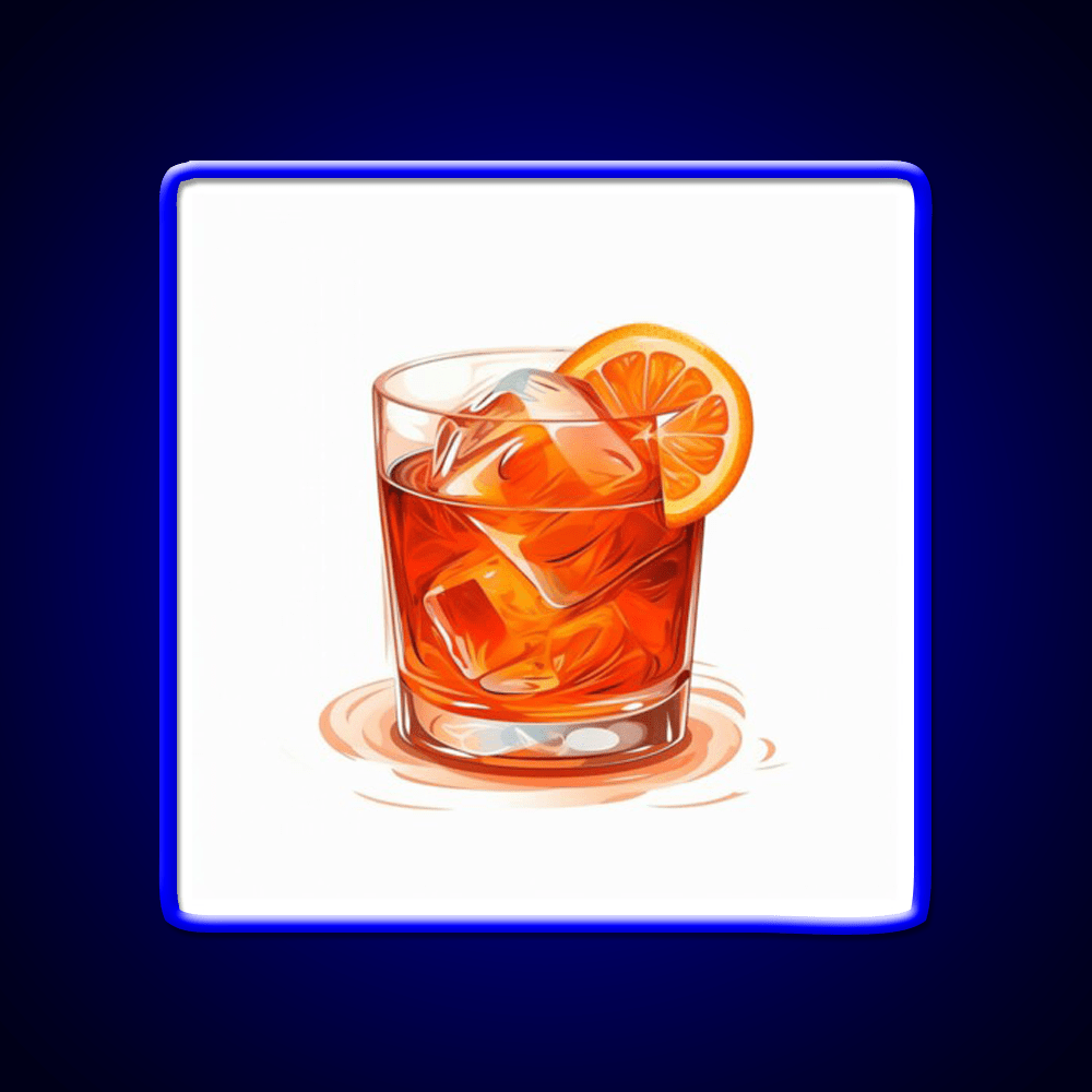 Negroni Cocktail Bar Decor Led Neon Sign Drink Lounge Art Led Sign Rgb Color - Shineneon