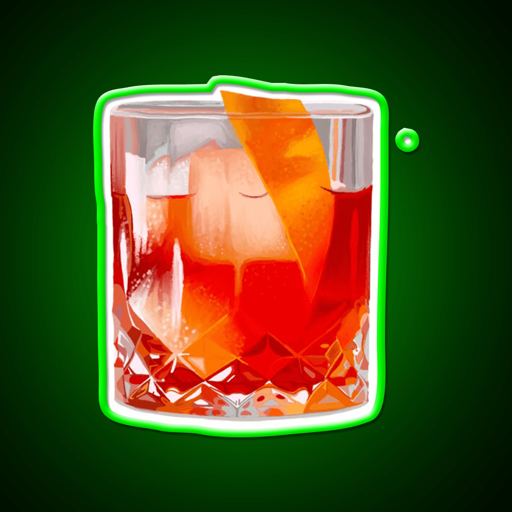 Negroni Cocktail Bar Decor Led Neon Sign Rgb Color - Shineneon