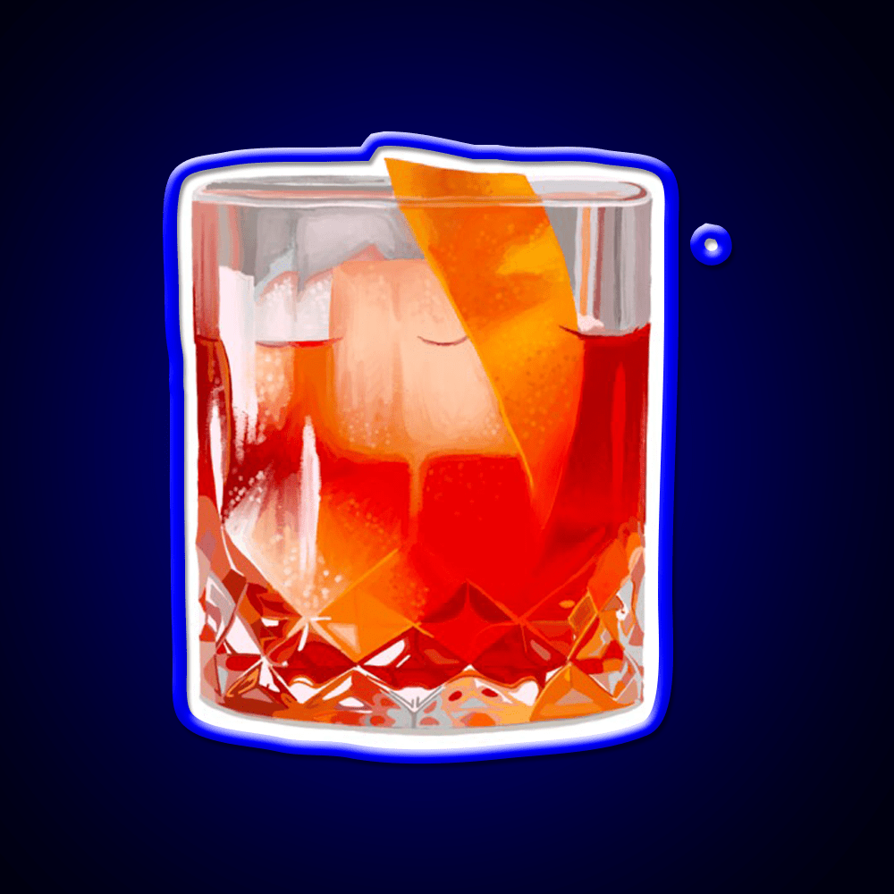 Negroni Cocktail Bar Decor Led Neon Sign Rgb Color - Shineneon