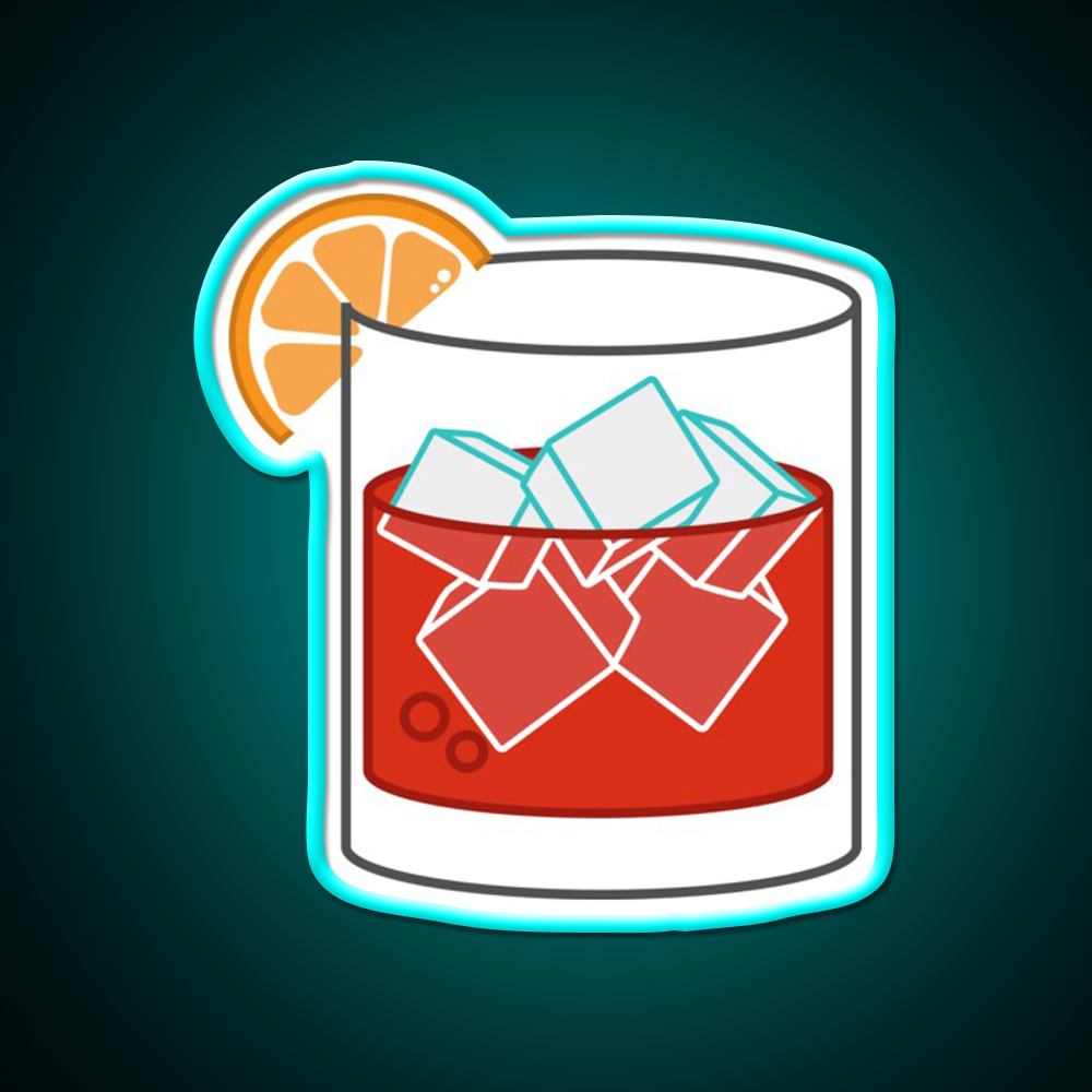 Negroni Whiskey Drink Bar Led Neon Sign Rgb Color