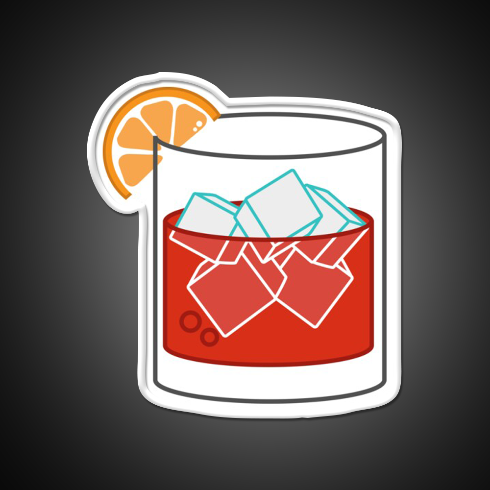 Negroni Whiskey Drink Bar Led Neon Sign Rgb Color