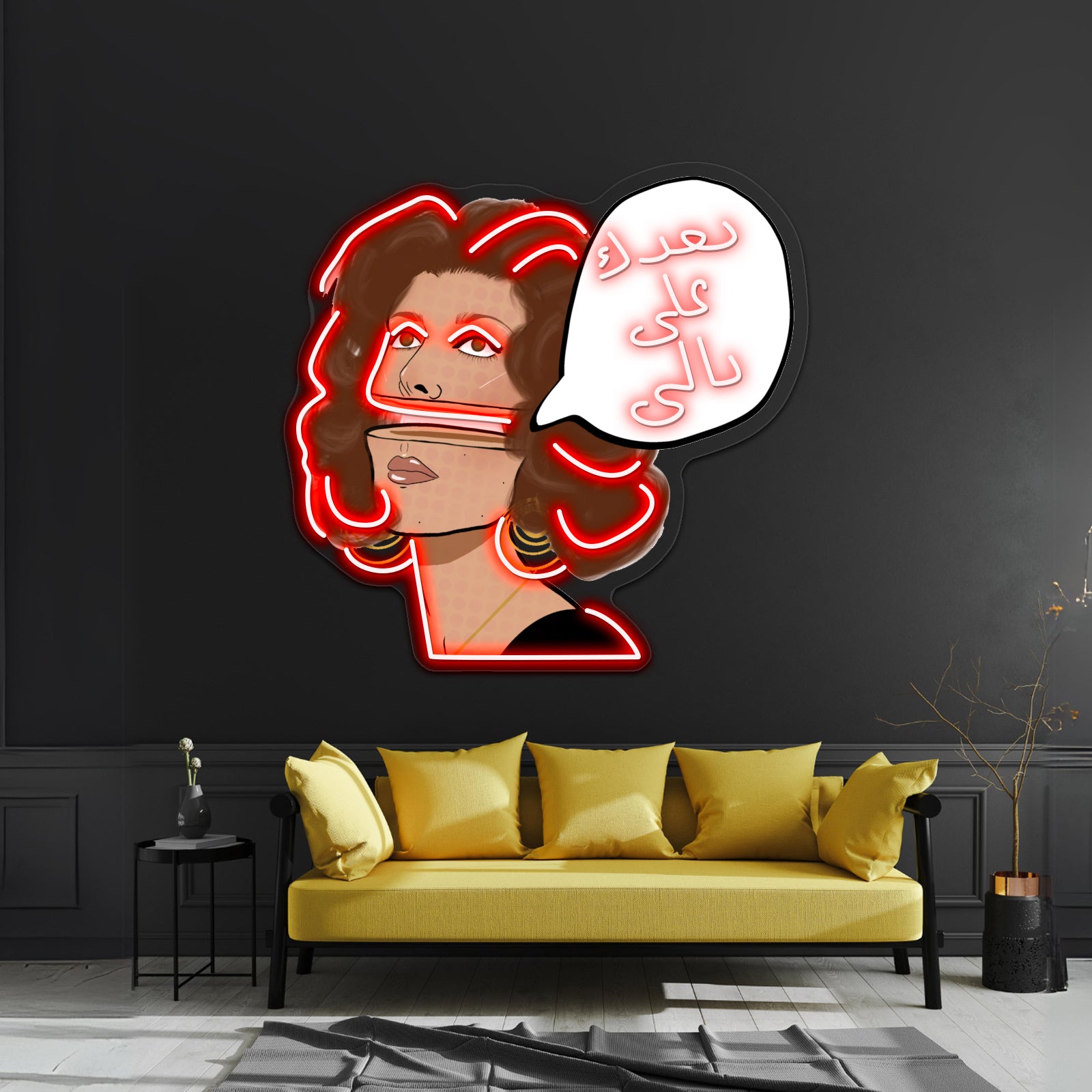 Neighbor To The Moon Artwork Neon Sign Led | Shineneon