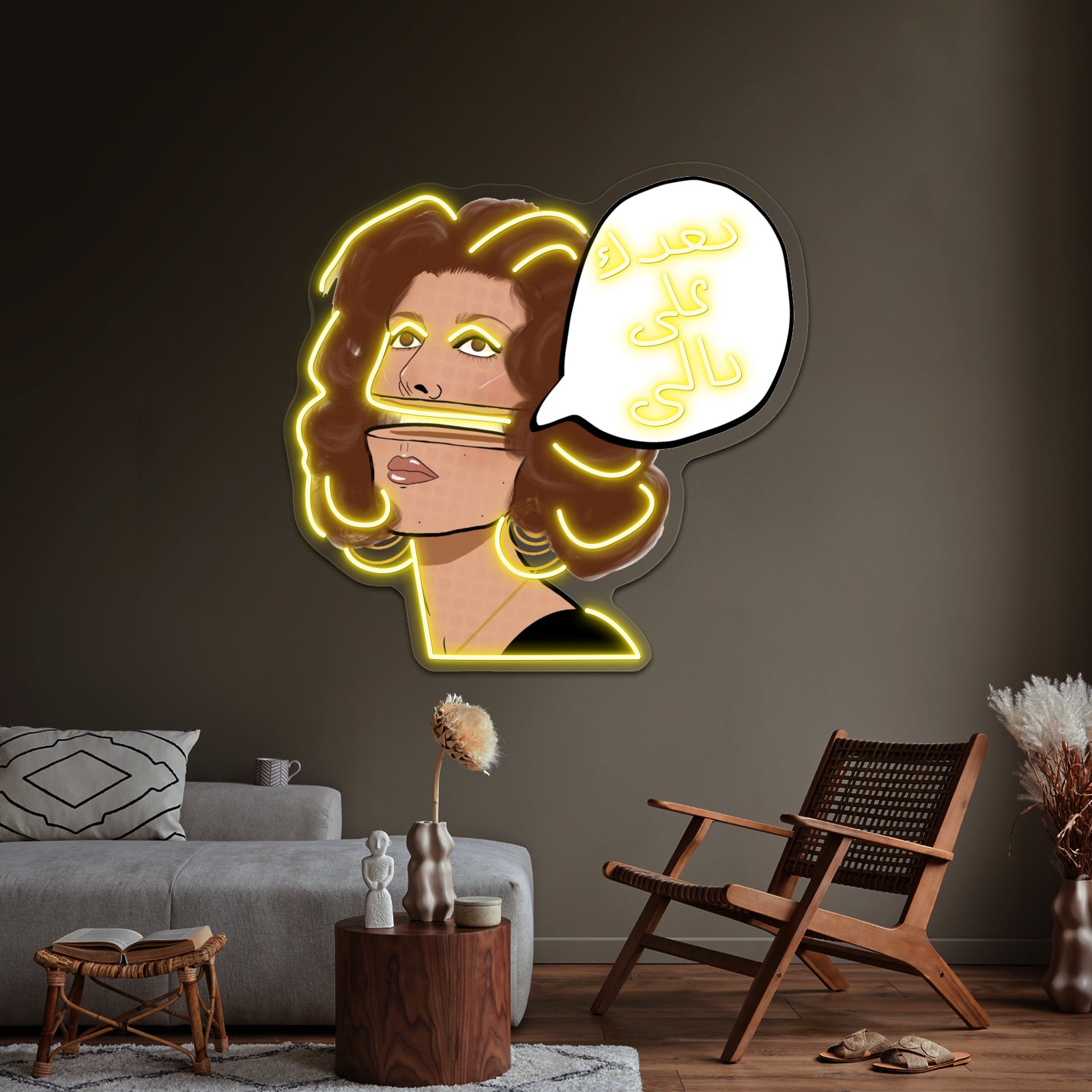 Neighbor To The Moon Artwork Neon Sign Led | Shineneon