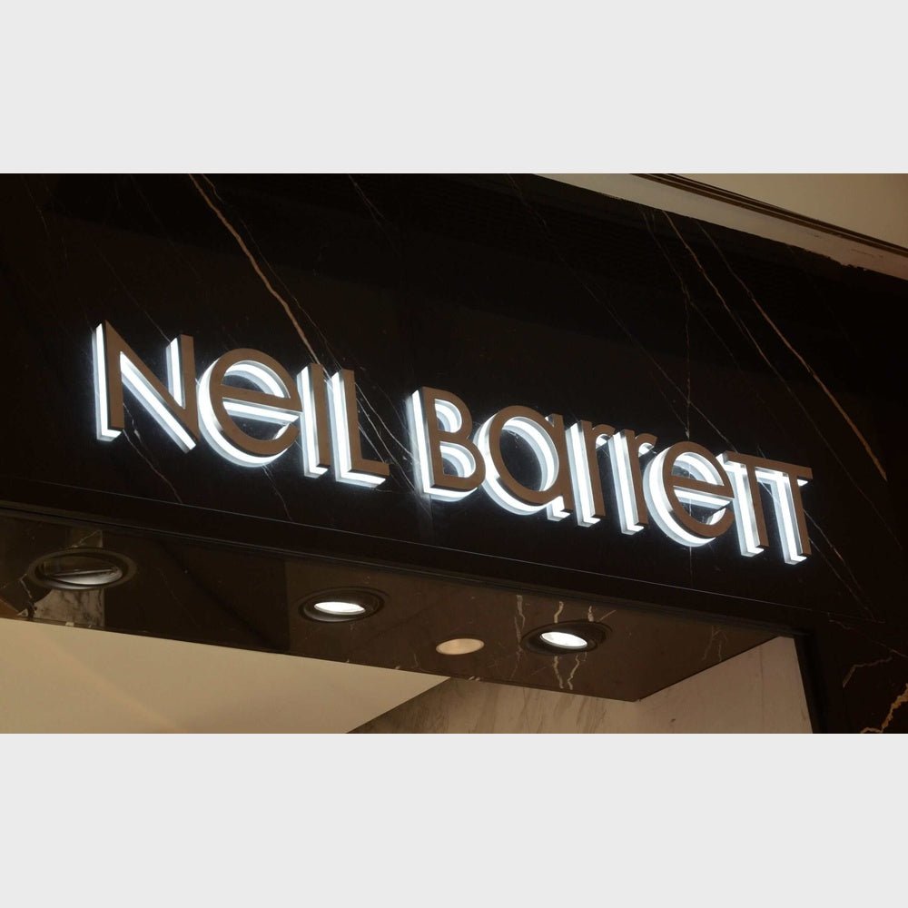 Neil Botteit 3D Backlit Channel Letters Led Light Sign - Shineneon